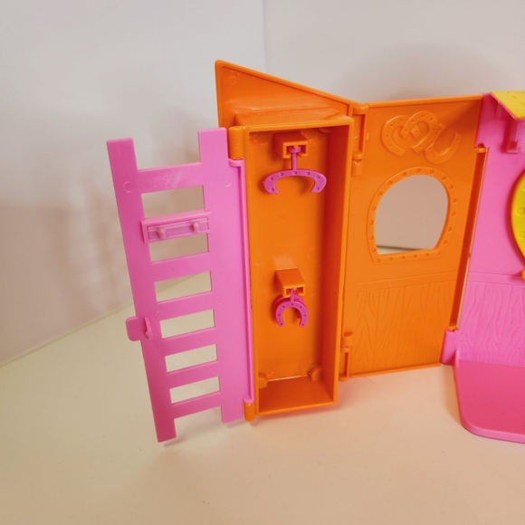 Polly Pocket 2002 Vintage Horse Stable Set McDonalds Barbie Toy Lot - Picture 4 of 10
